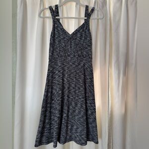 Elegant/Casual Black and White Women's Dress
